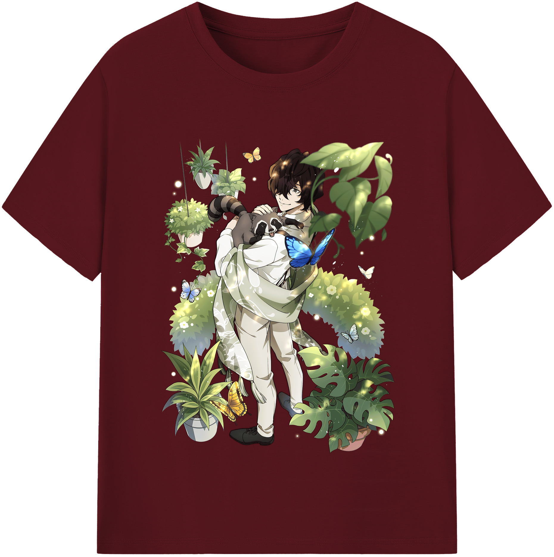 （画像用） 文豪ストレイドッグス Bungo Stray Dogs 綿100％半袖Tシャツ（フロントプリント）